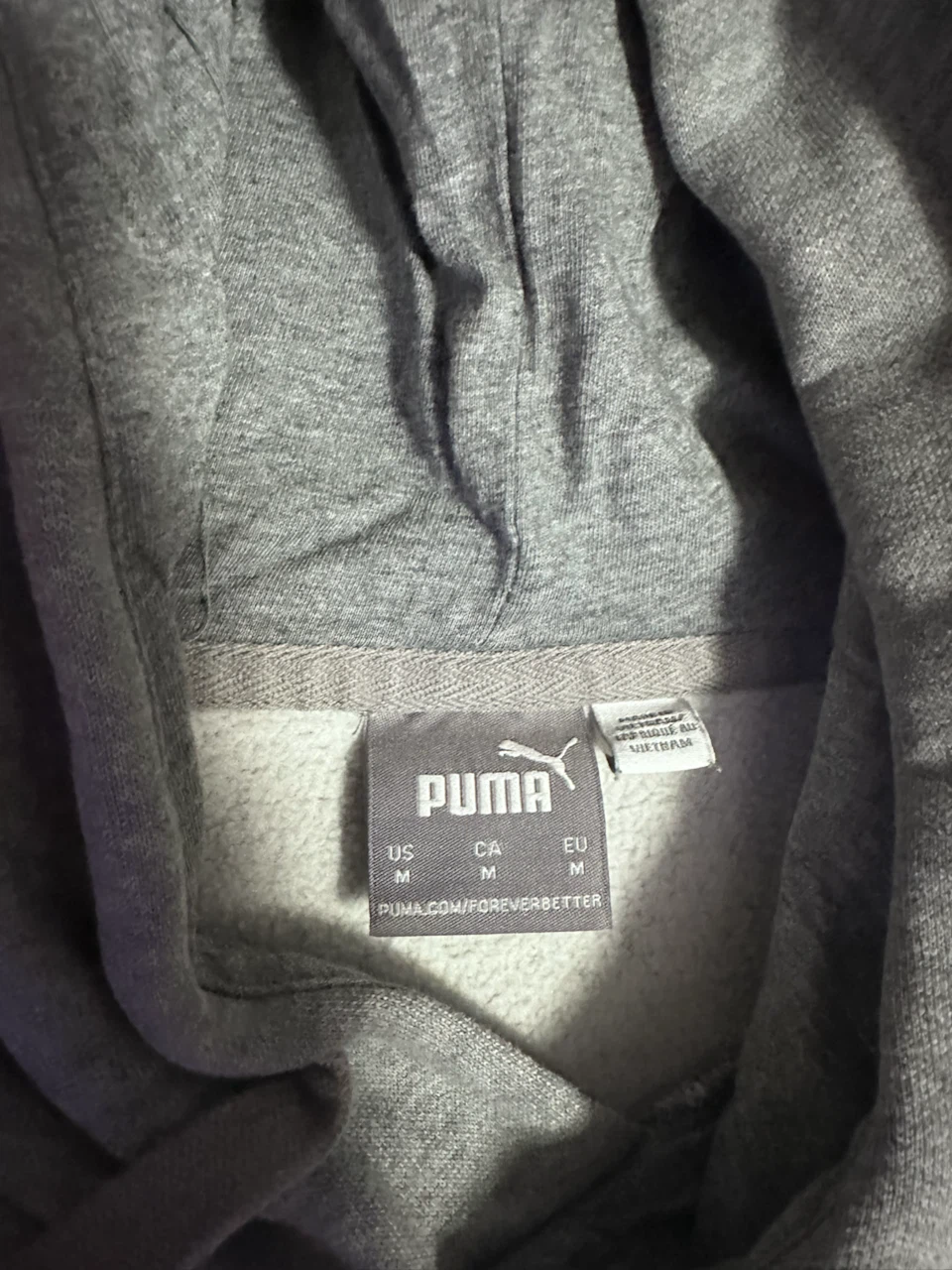 Puma Gray Hoodie Sweatshirt - photo 3