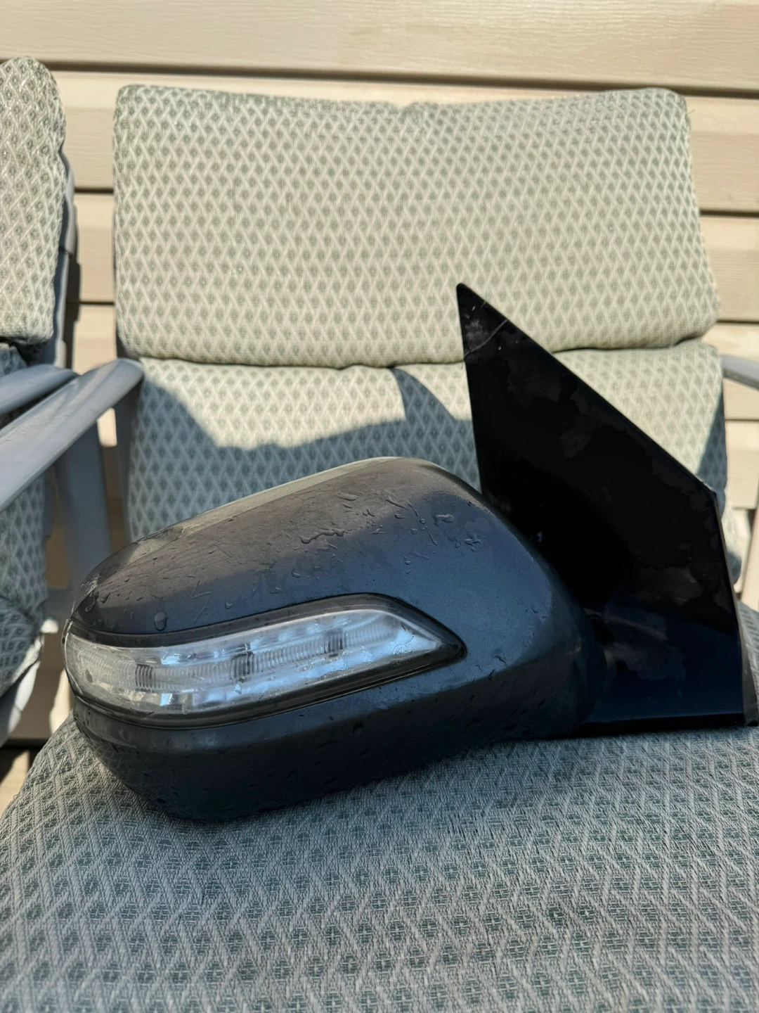 Dark Grey Right Side Mirror for Acura MDX 2007 - photo 2