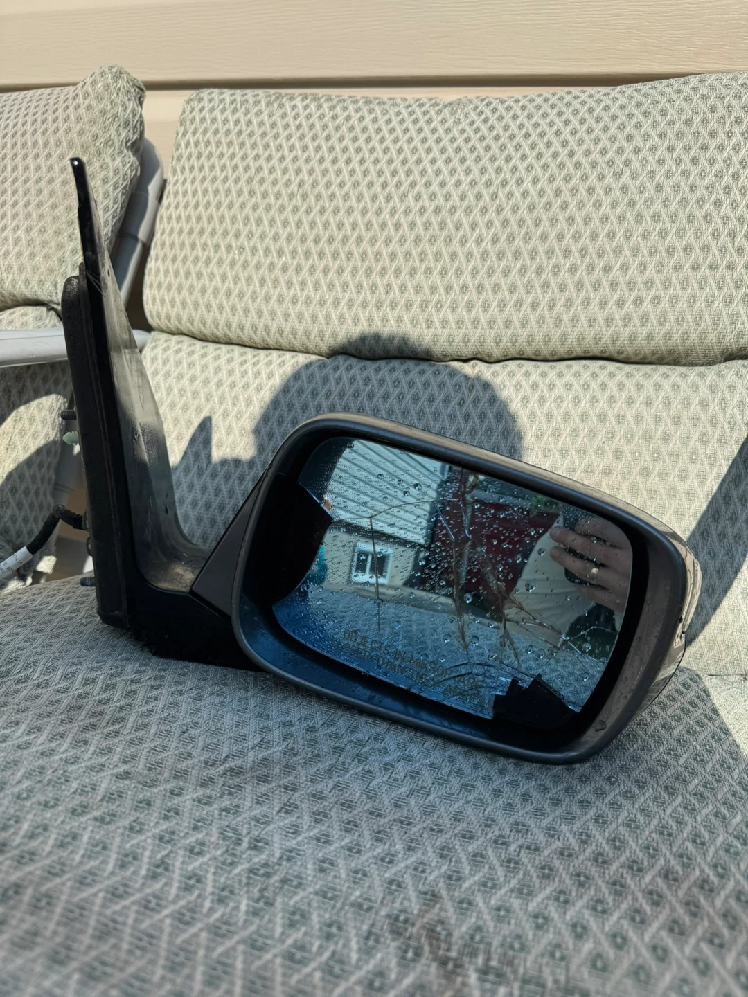 Dark Grey Right Side Mirror for Acura MDX 2007 - photo 3