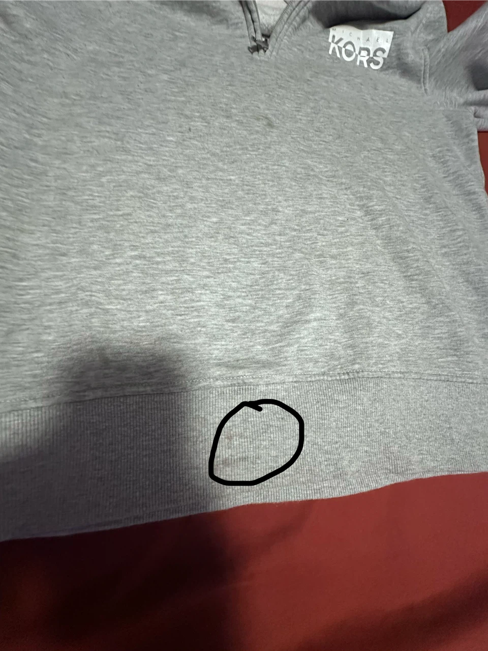 Michael Kors Grey 1/4 Zip Sweatshirt - photo 4