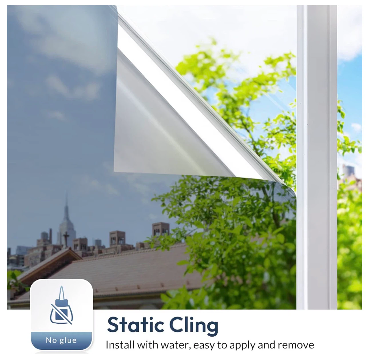 Rabbitgoo One Way Mirror Window Film - photo 2