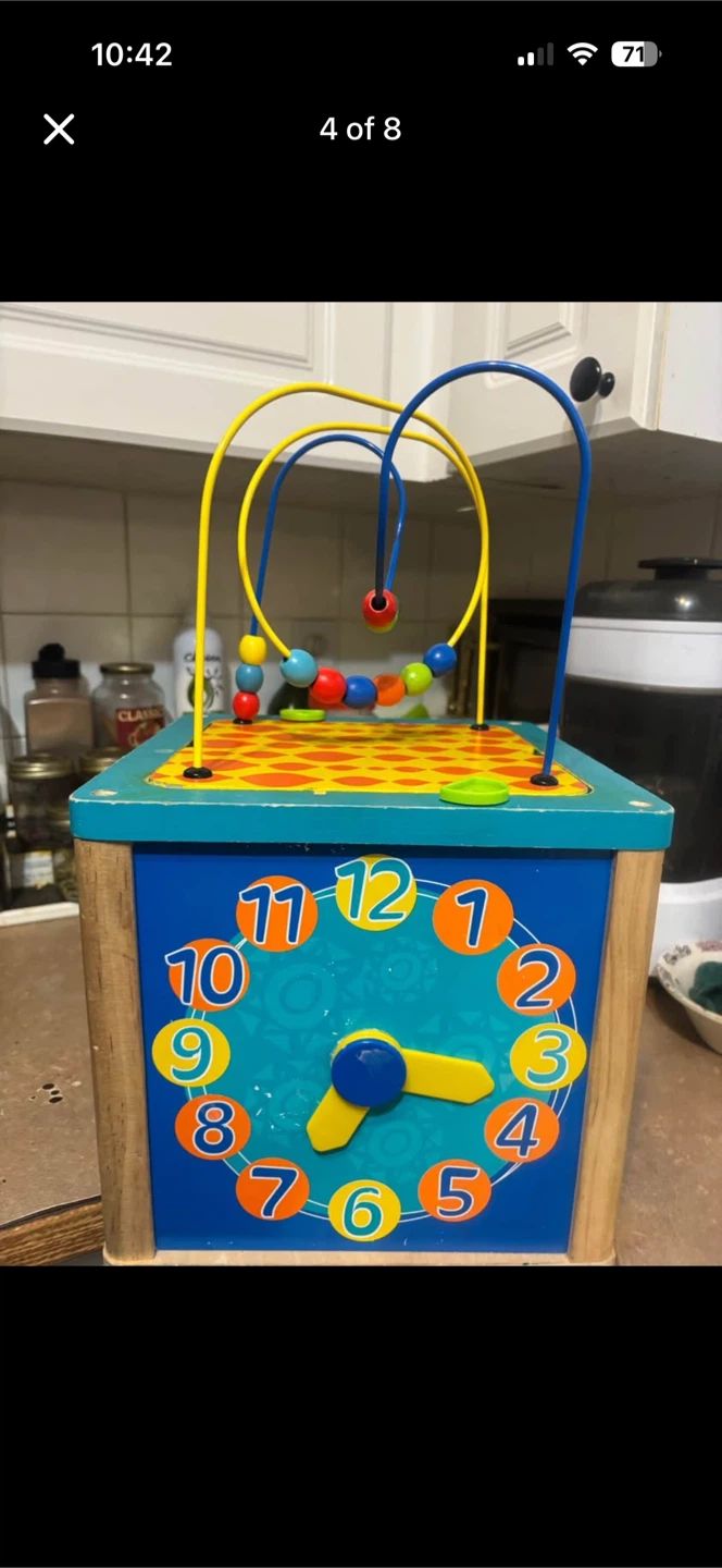 Activity Cube & Bead Maze Toy - photo 2