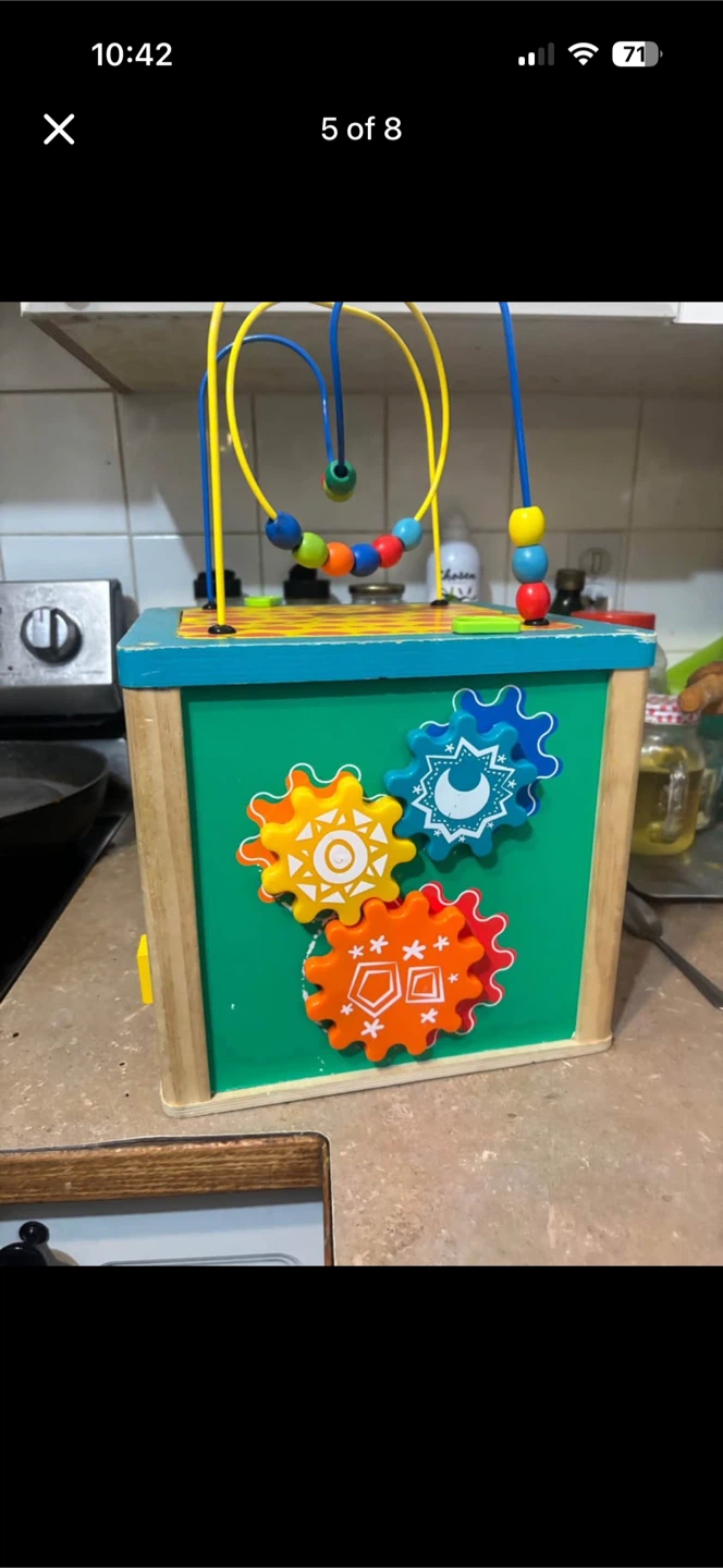 Activity Cube & Bead Maze Toy - photo 3