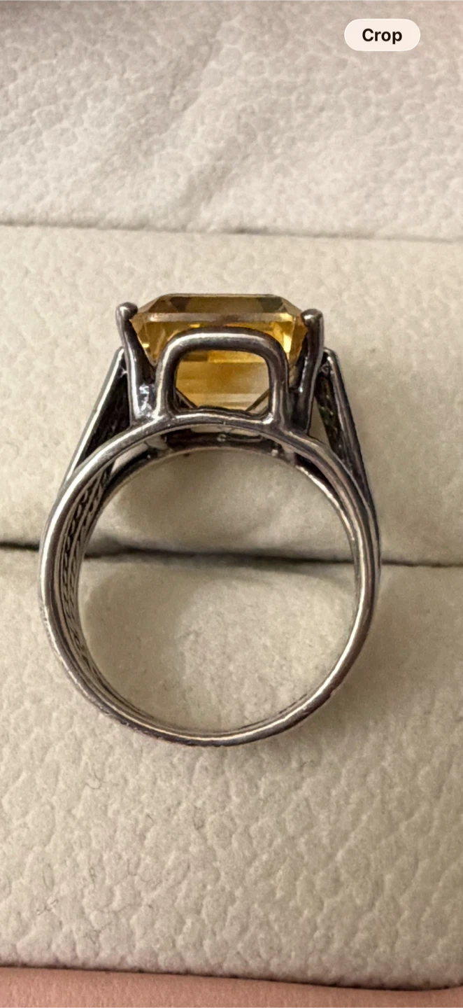 Sterling Silver Citrine Ring by Chateau DArgent - photo 3