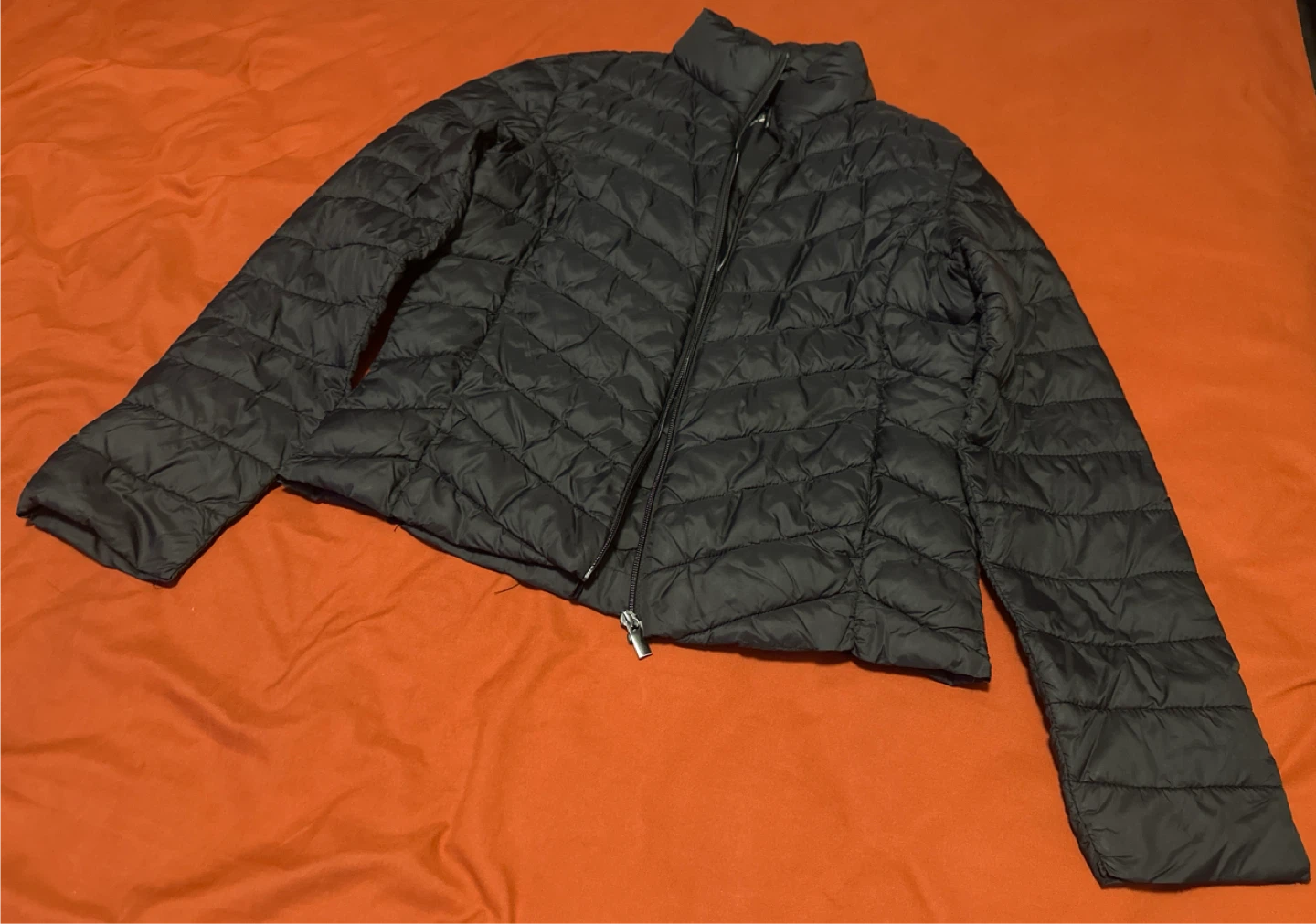 Primark Black Puffer Jacket Size S