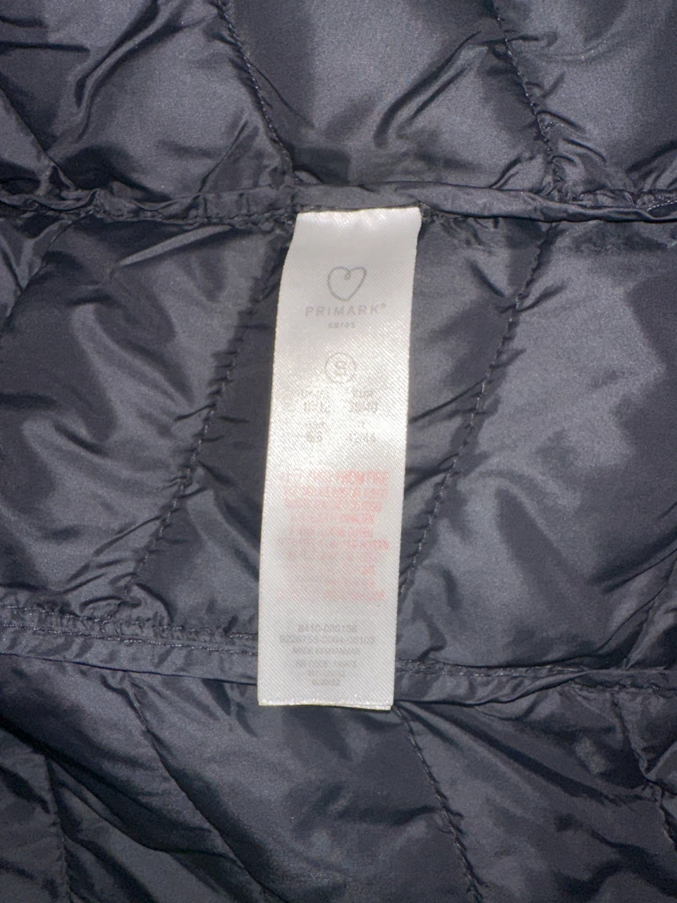 Primark Black Puffer Jacket Size S - photo 2