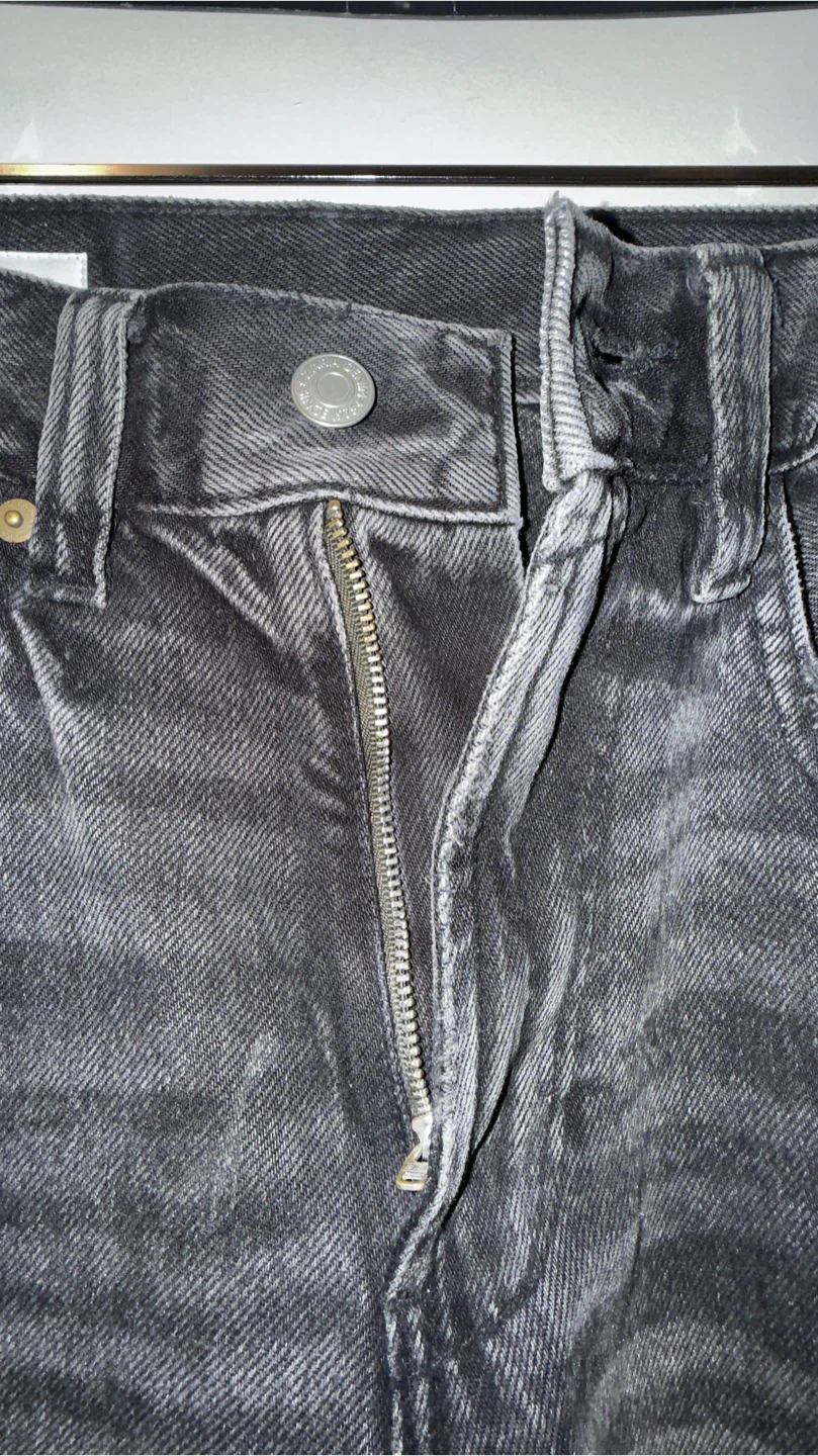 ZARA Men's Black baggy jorts - photo 4