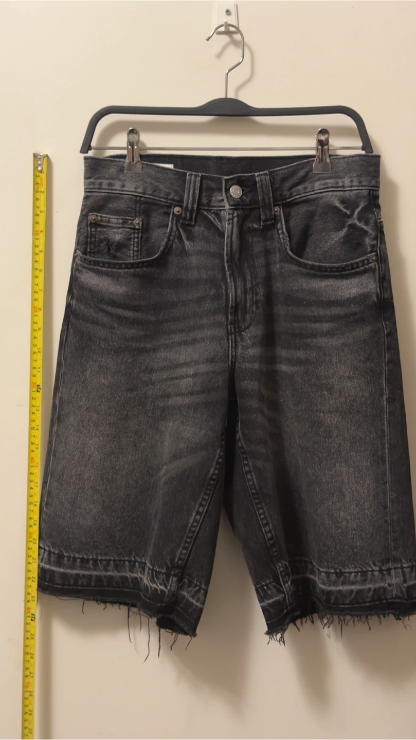 ZARA Men's Black baggy jorts - photo 5