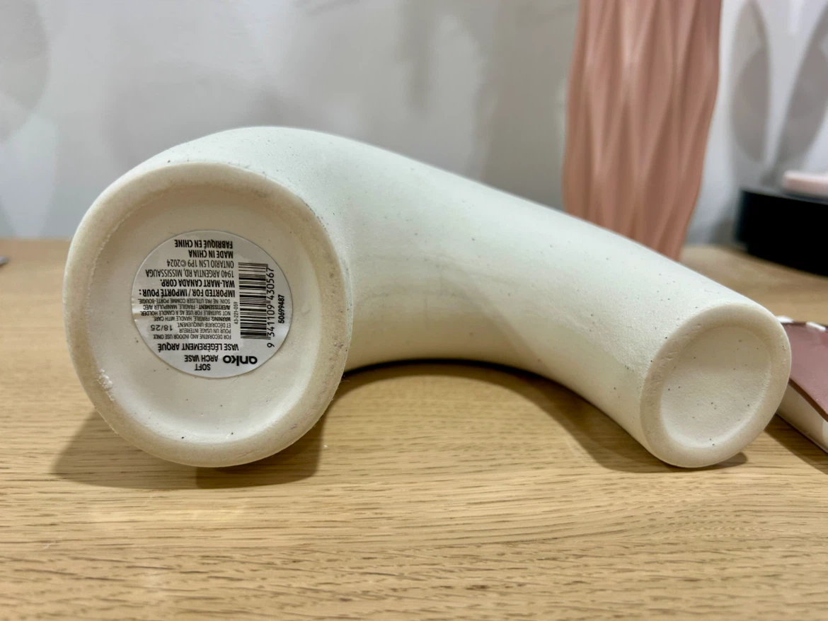 Anko Soft Arch Vase - White - photo 3