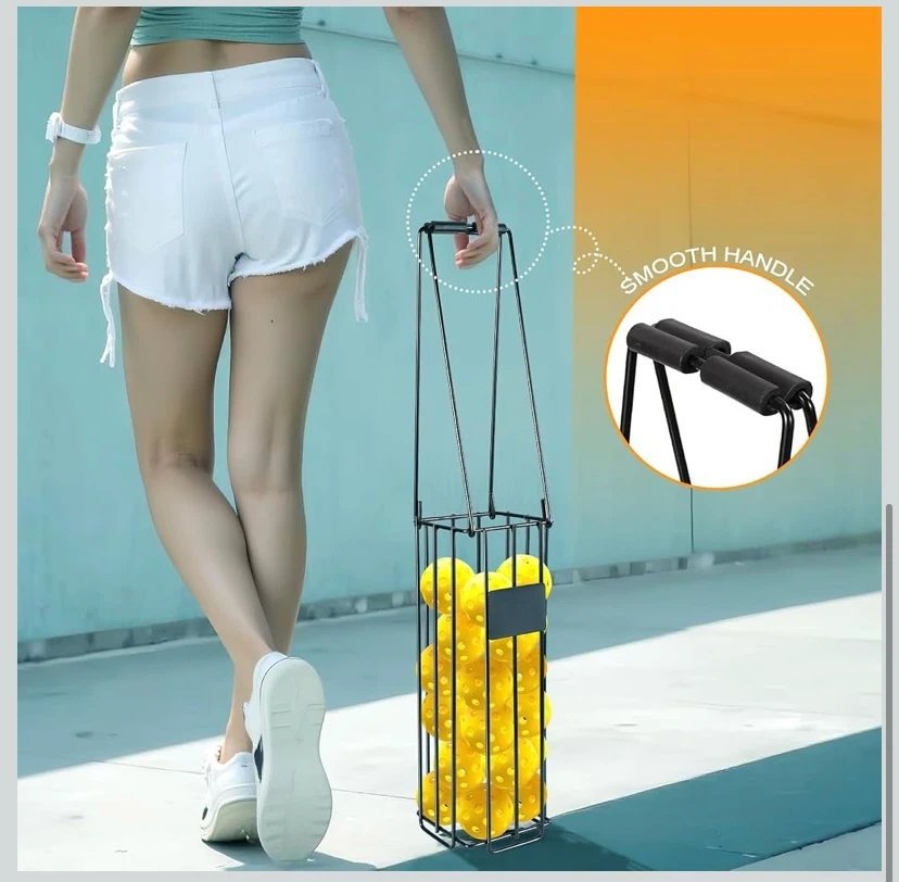 New Portable Tennis Ball Pickleball Hopper - photo 4