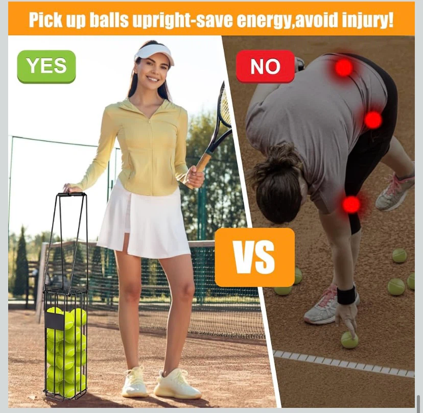 New Portable Tennis Ball Pickleball Hopper - photo 5