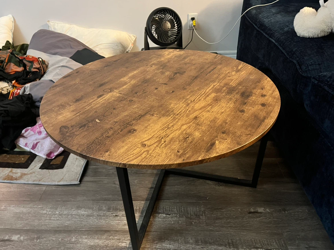 Round Wood Coffee Table