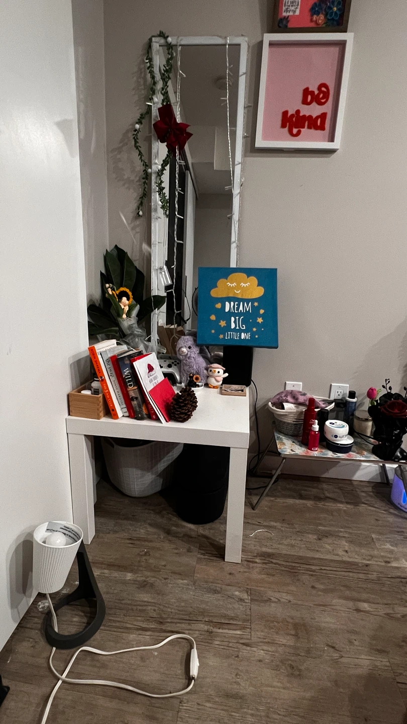 Ikea Table + Full size mirror - photo 2