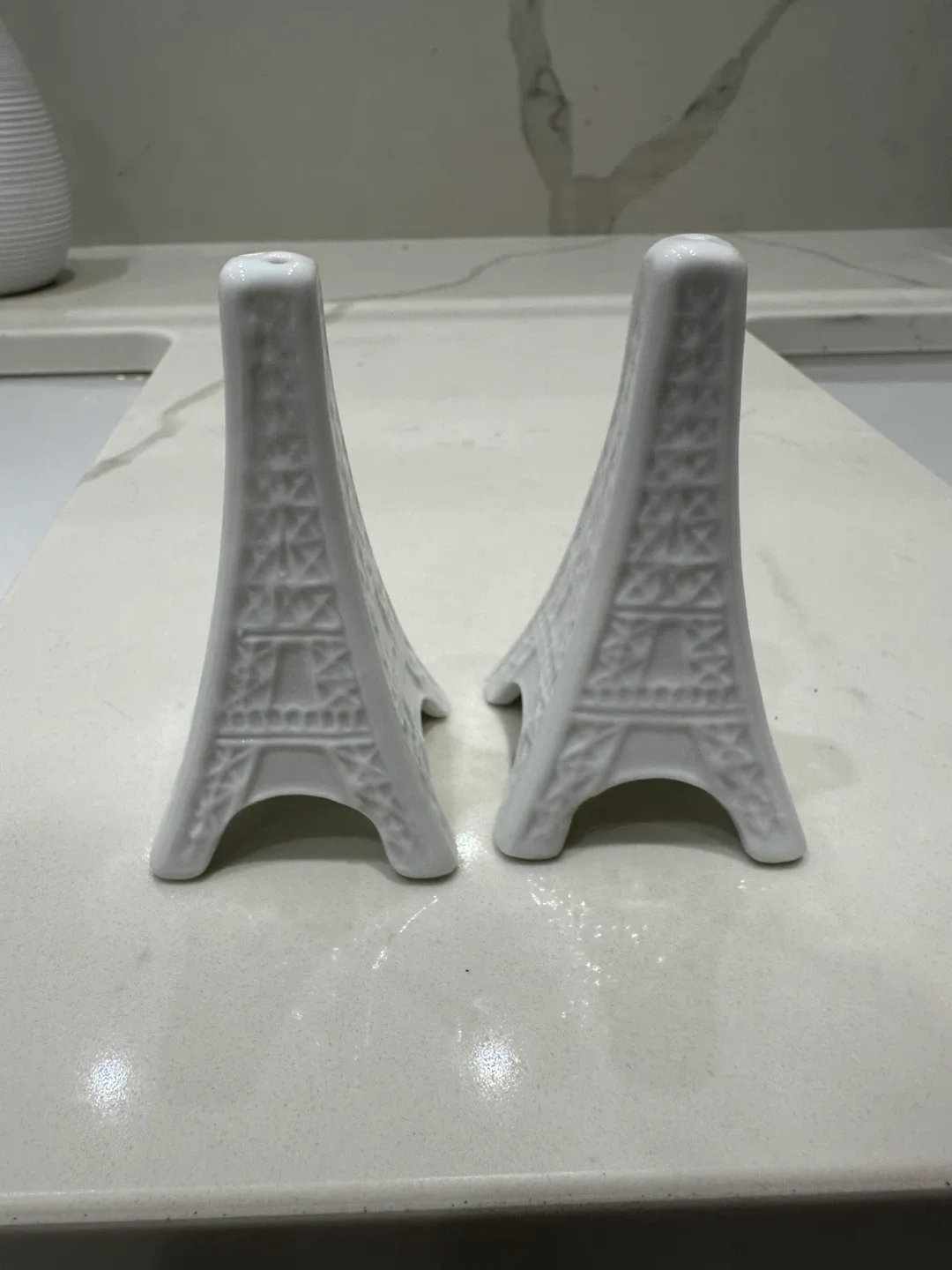 Eiffel Tower Ceramic Salt and Pepper Shakers