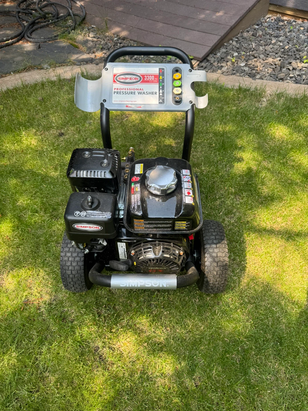 SIMPSON Professional Pressure Washer 3300 PSI - photo 3