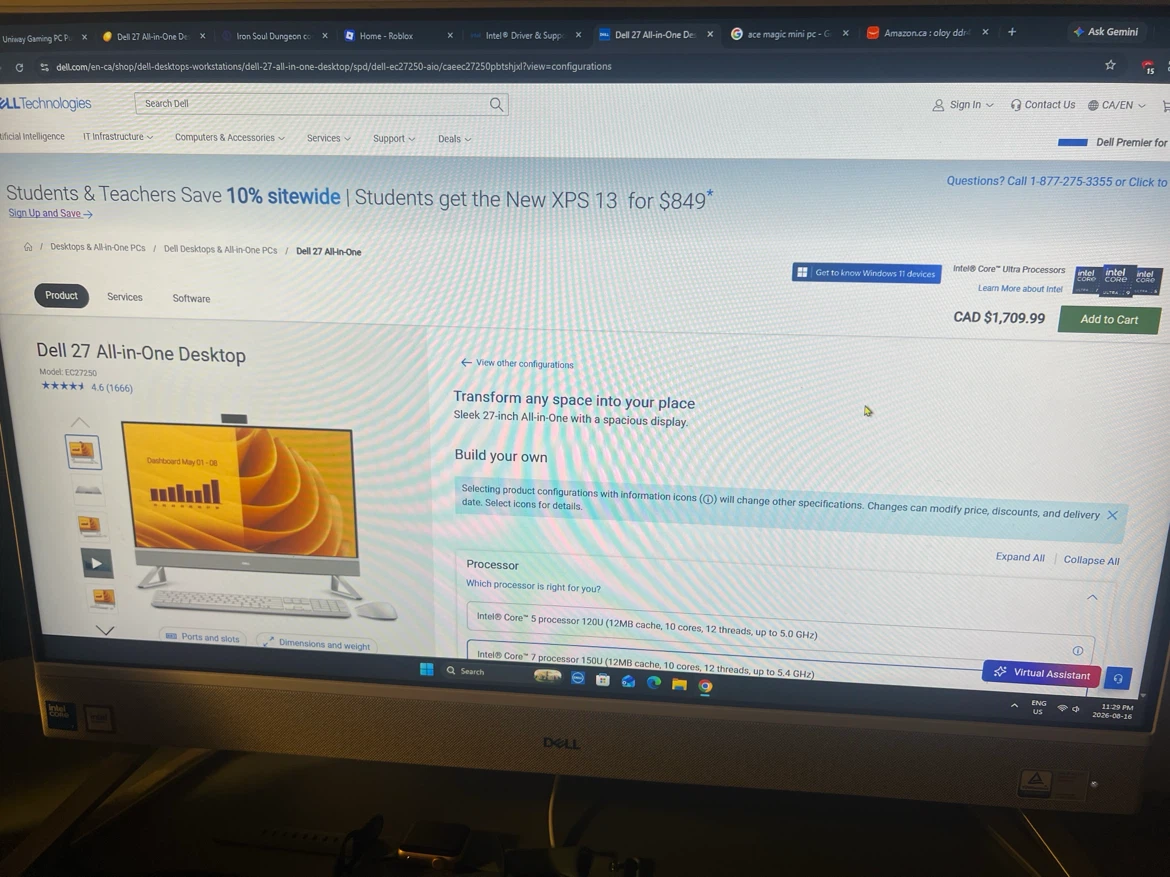 Dell 27 All-in-One Desktop Computer - photo 5