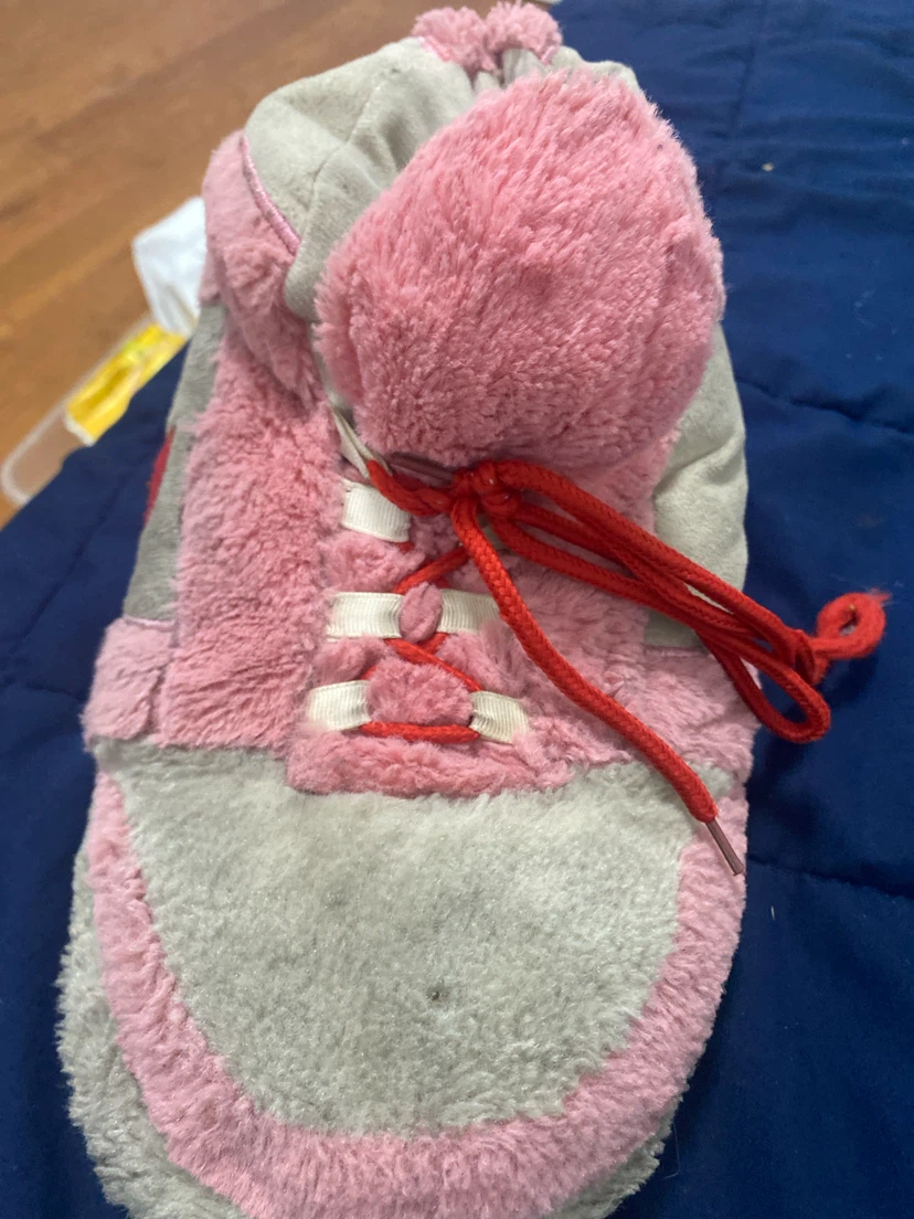 Nike Dunk High Pink Fleece Slippers