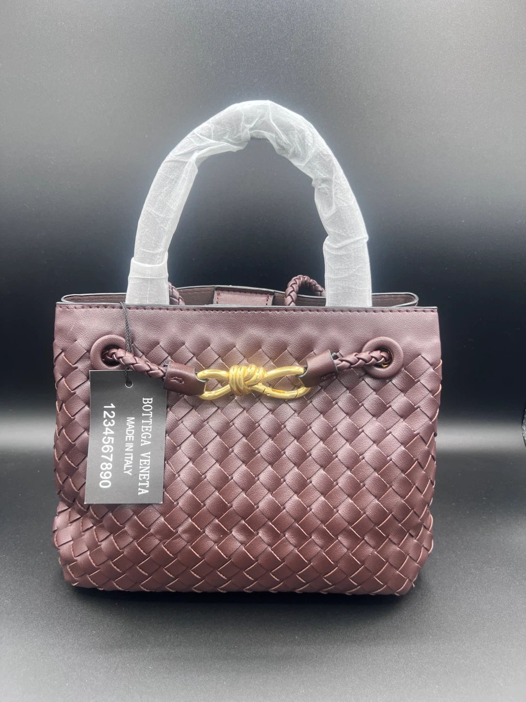 Bottega Veneta Woven Leather Bucket Bag