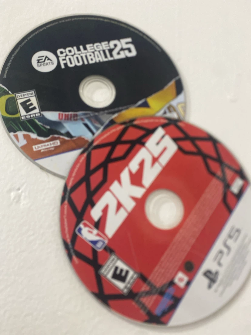 EA Sports College Football 25 & NBA 2K25 PS5 Games