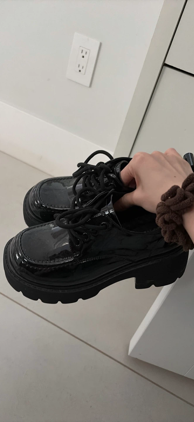 Black Patent Loafers