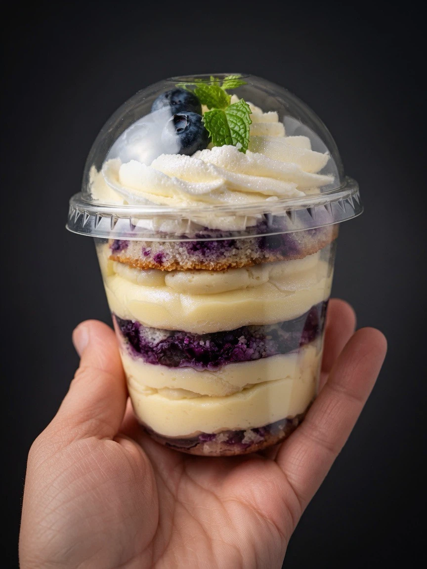 Blueberry Parfait Dessert Cup - photo 2