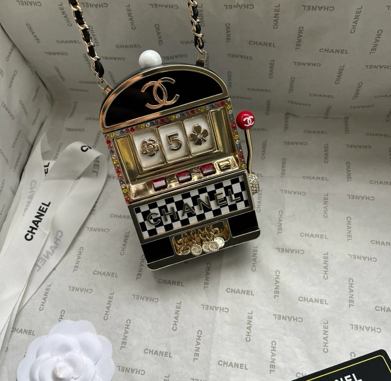 Chanel Slot Machine Evening Bag - photo 3