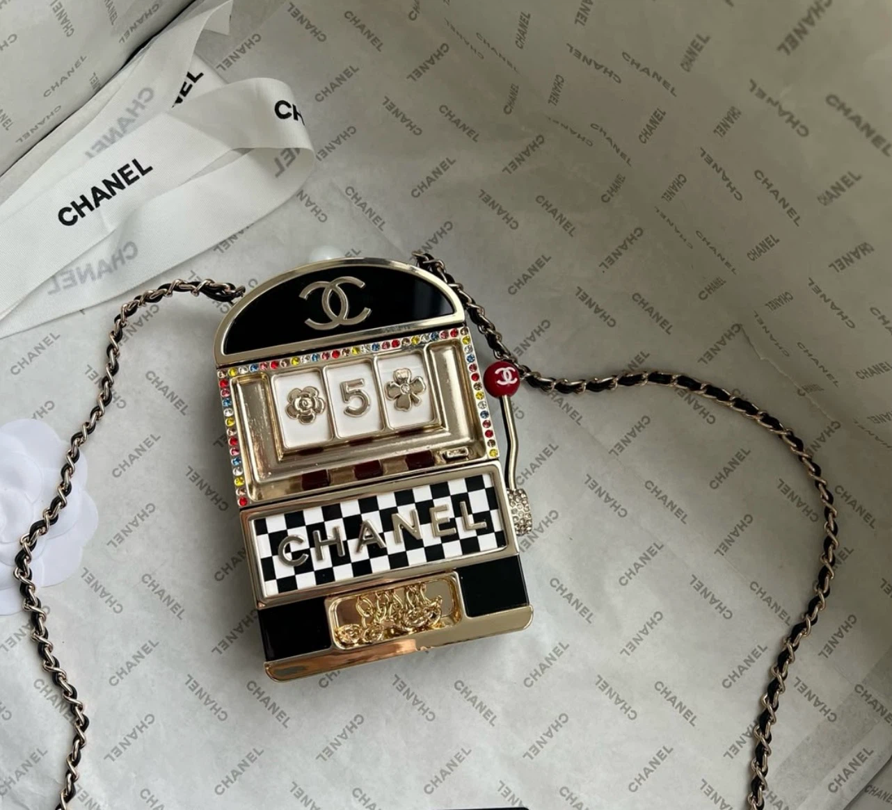 Chanel Slot Machine Evening Bag - photo 4