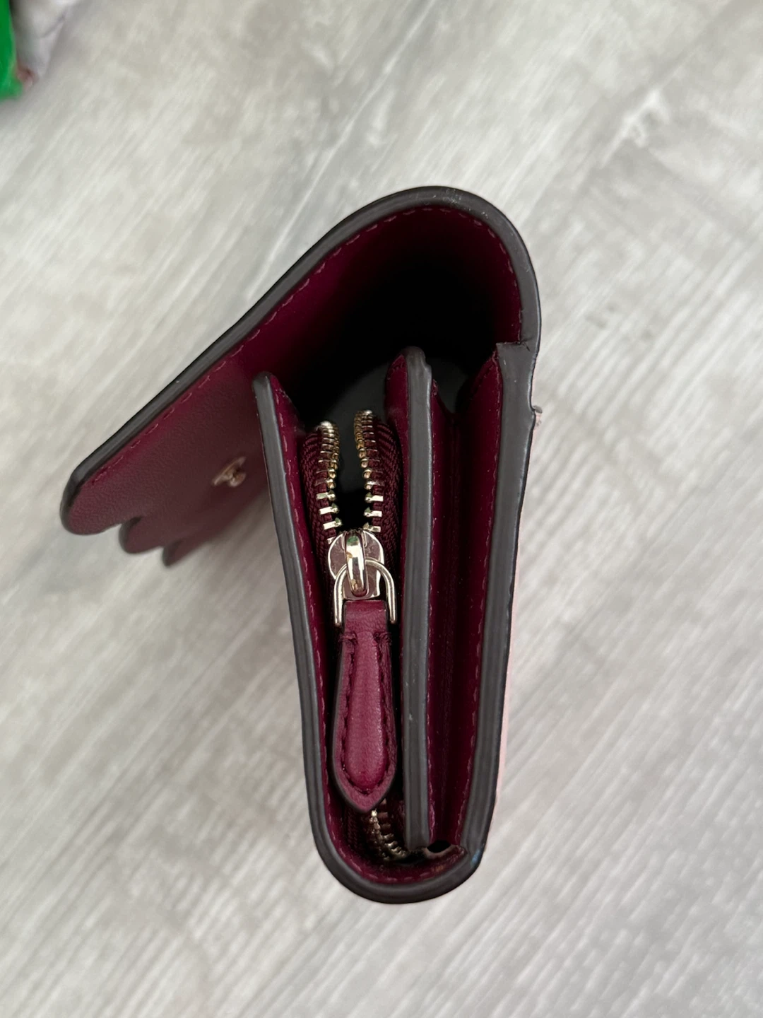 Kate Spade Pink Scallop Tri-Fold Wallet - photo 3