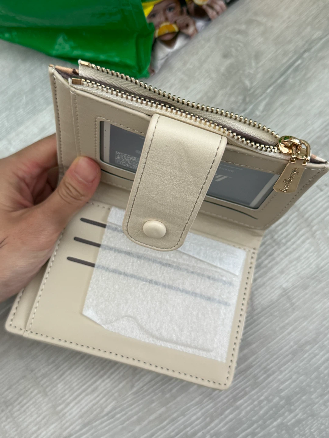 Women's Teddy Bear Bifold Wallet