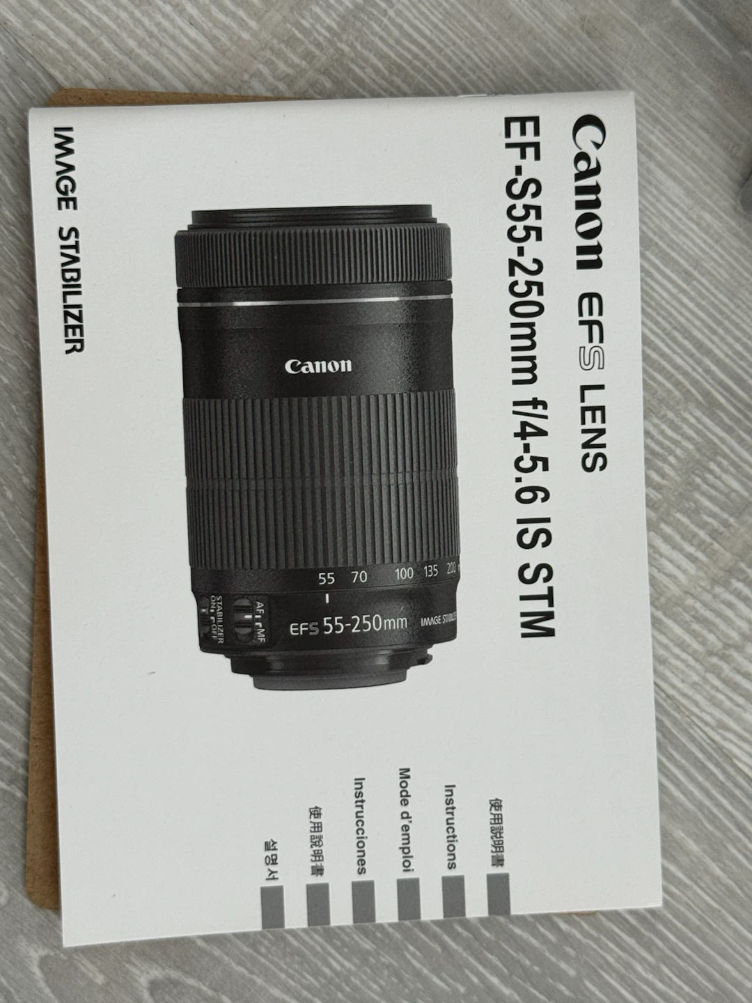 Canon EF-S 55-250mm f/4-5.6 IS STM Zoom Lens
