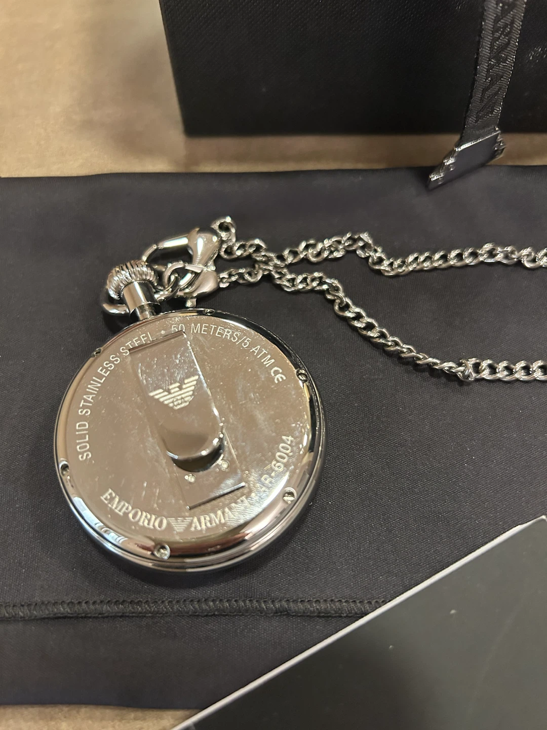 Emporio Armani Silver Pocket Watch - photo 3