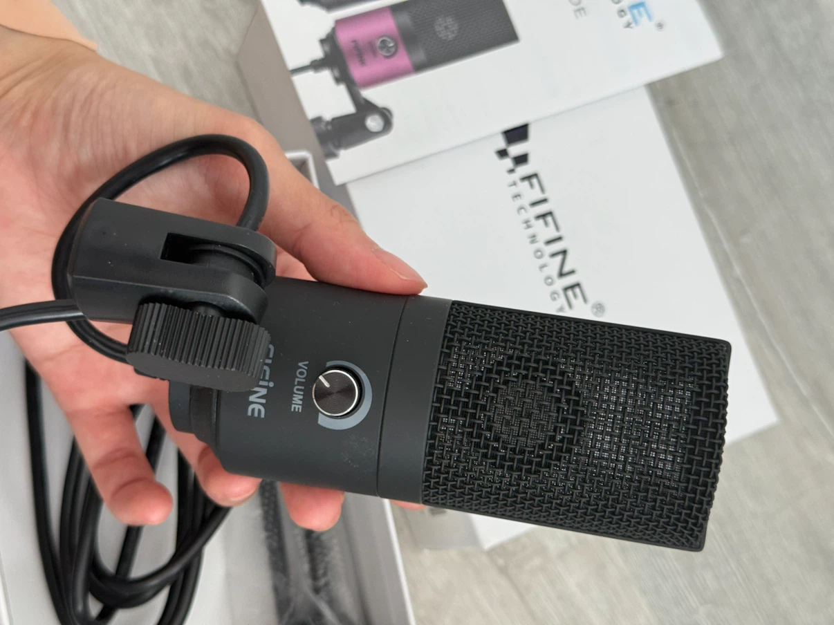 FIFINE Black USB Microphone