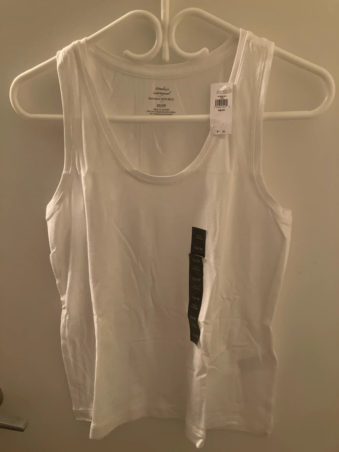 Banana Republic White Tank Top XS/TP