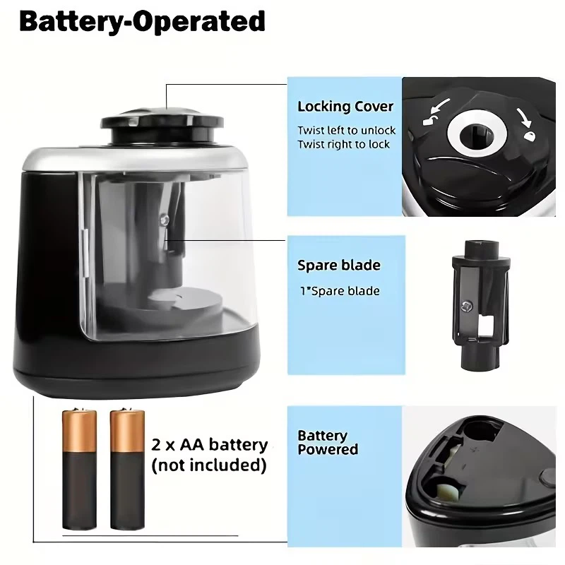 Battery Operated Pencil Sharpener