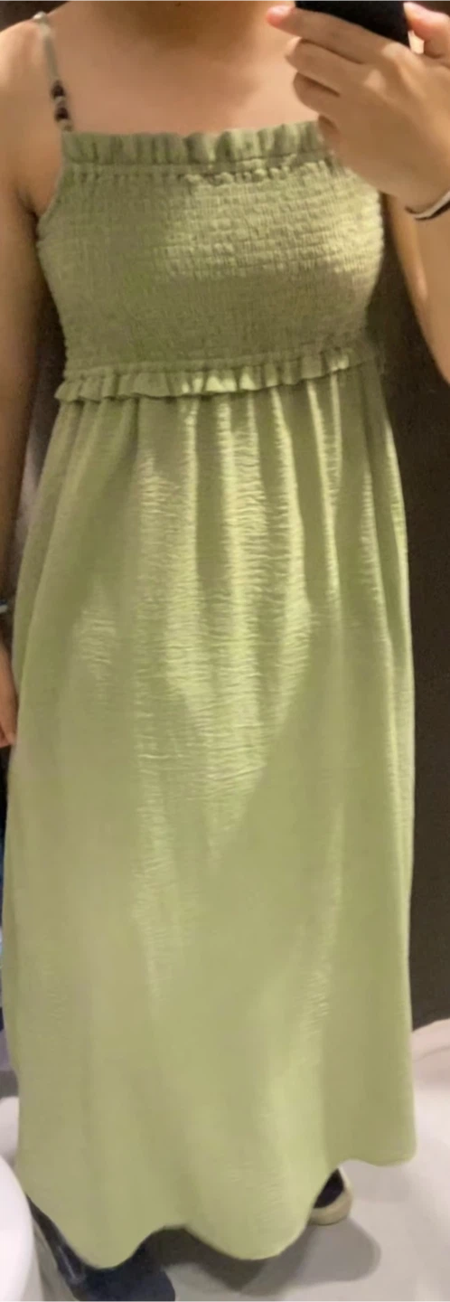 Light Green Flowy Dress - photo 2