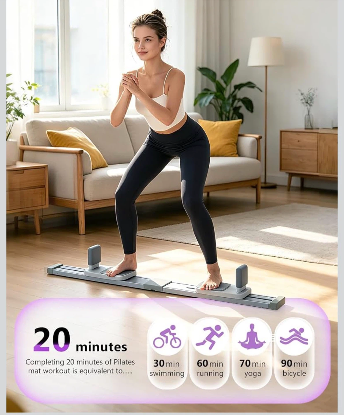 8-in-1 Pilates Reformer Board - photo 2