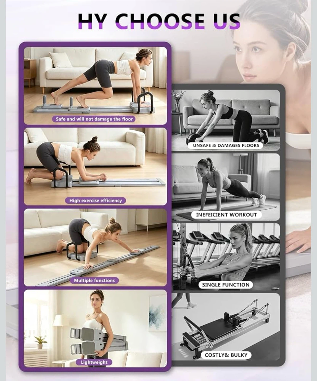 8-in-1 Pilates Reformer Board - photo 3
