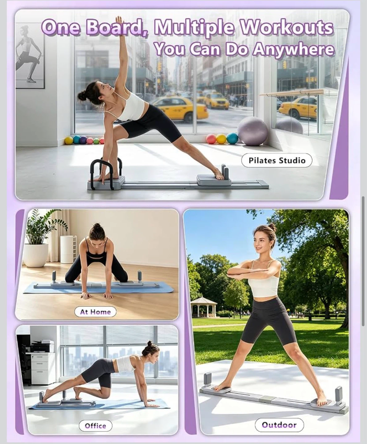 8-in-1 Pilates Reformer Board - photo 4