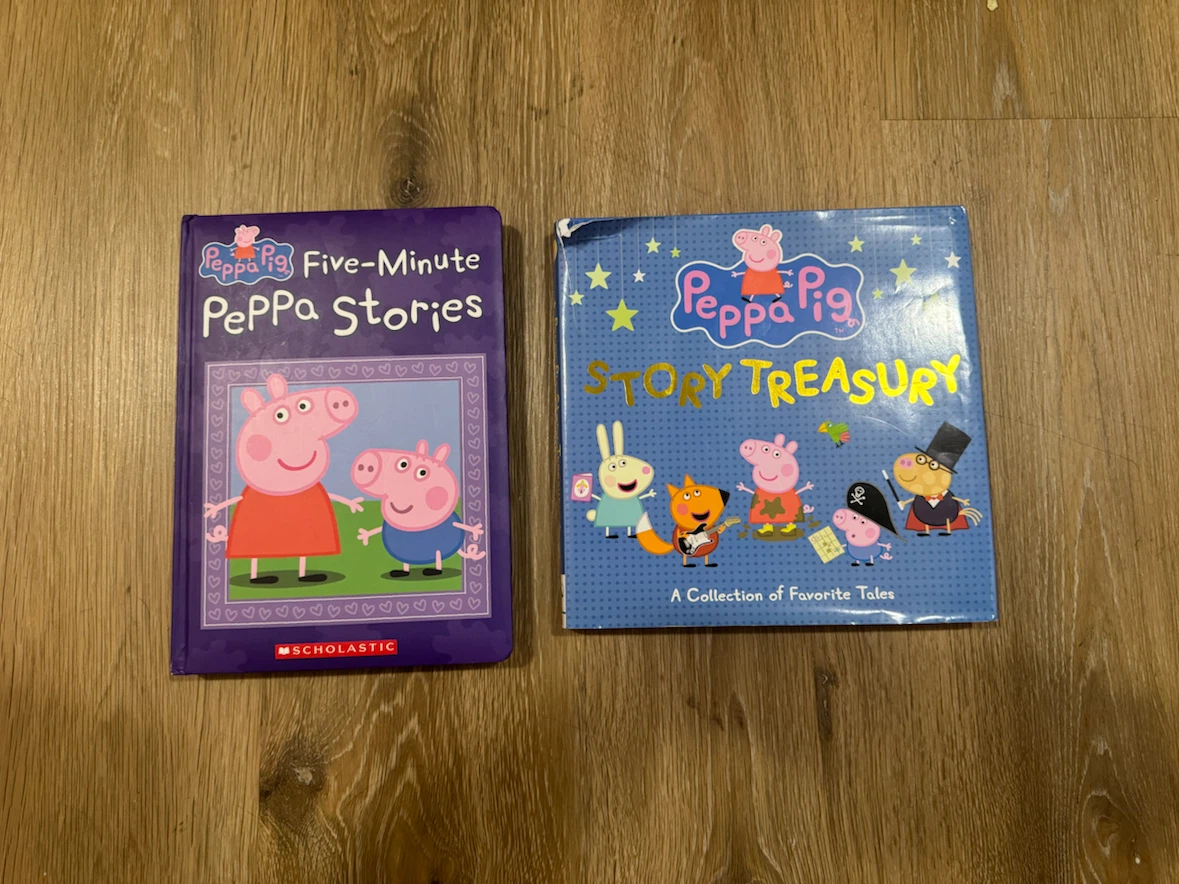 Peppa Pig Hardcover Books x 2