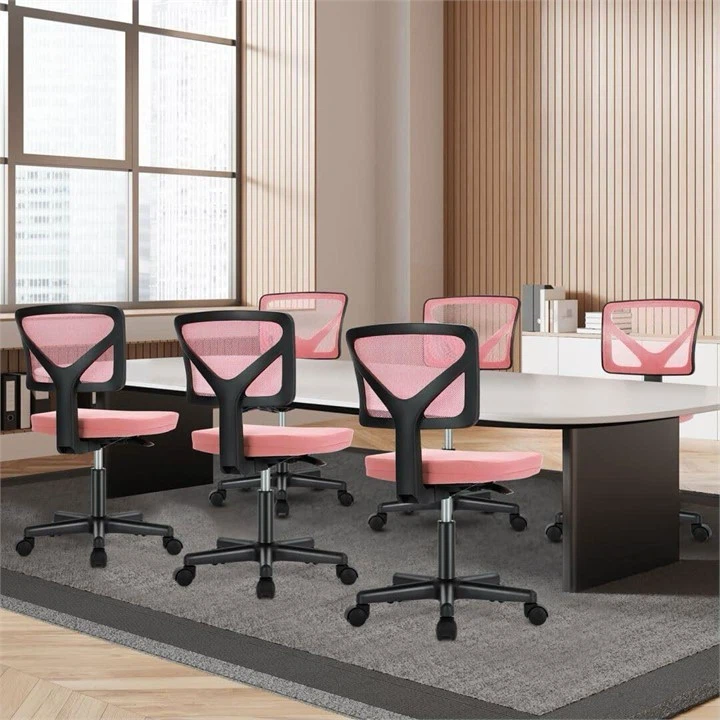 Pink Mesh Office Chair - photo 2