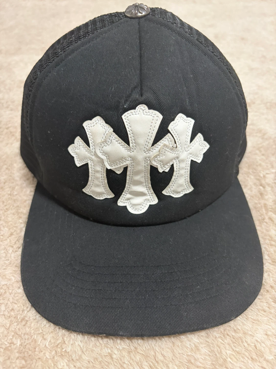 Chrome Hearts Black Trucker Hat