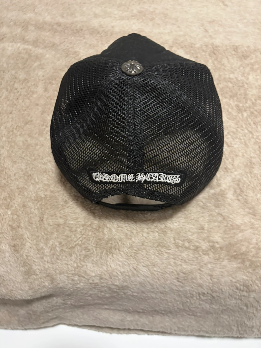 Chrome Hearts Black Trucker Hat - photo 3