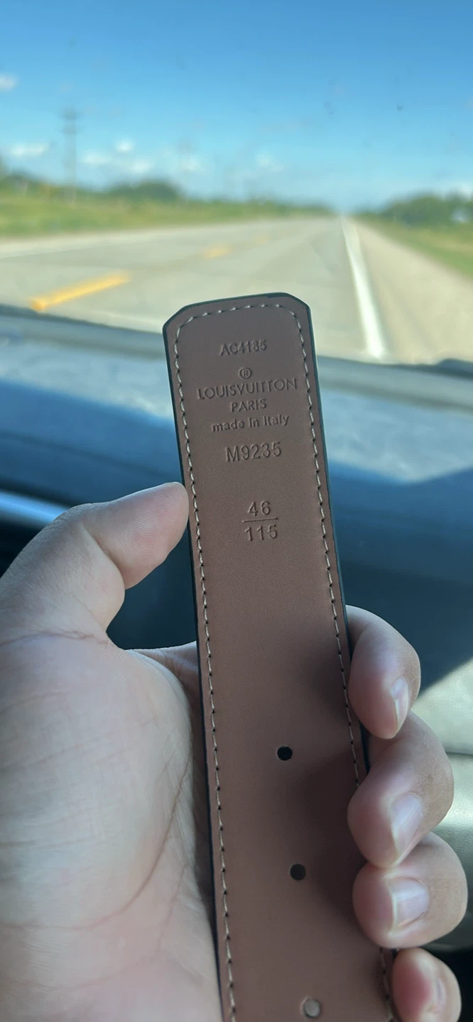 Louis Vuitton Damier Ebene Belt