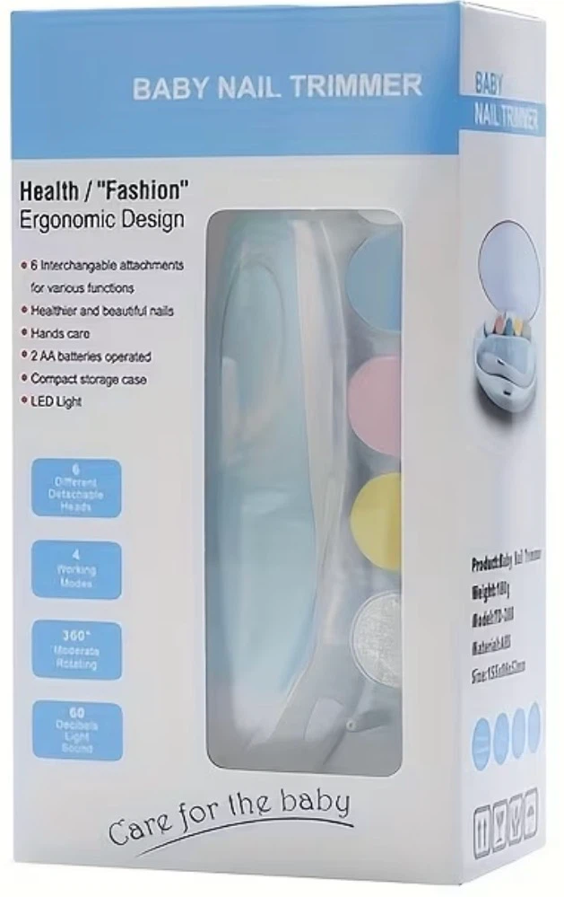 Baby Nail Trimmer with 6 Attachments