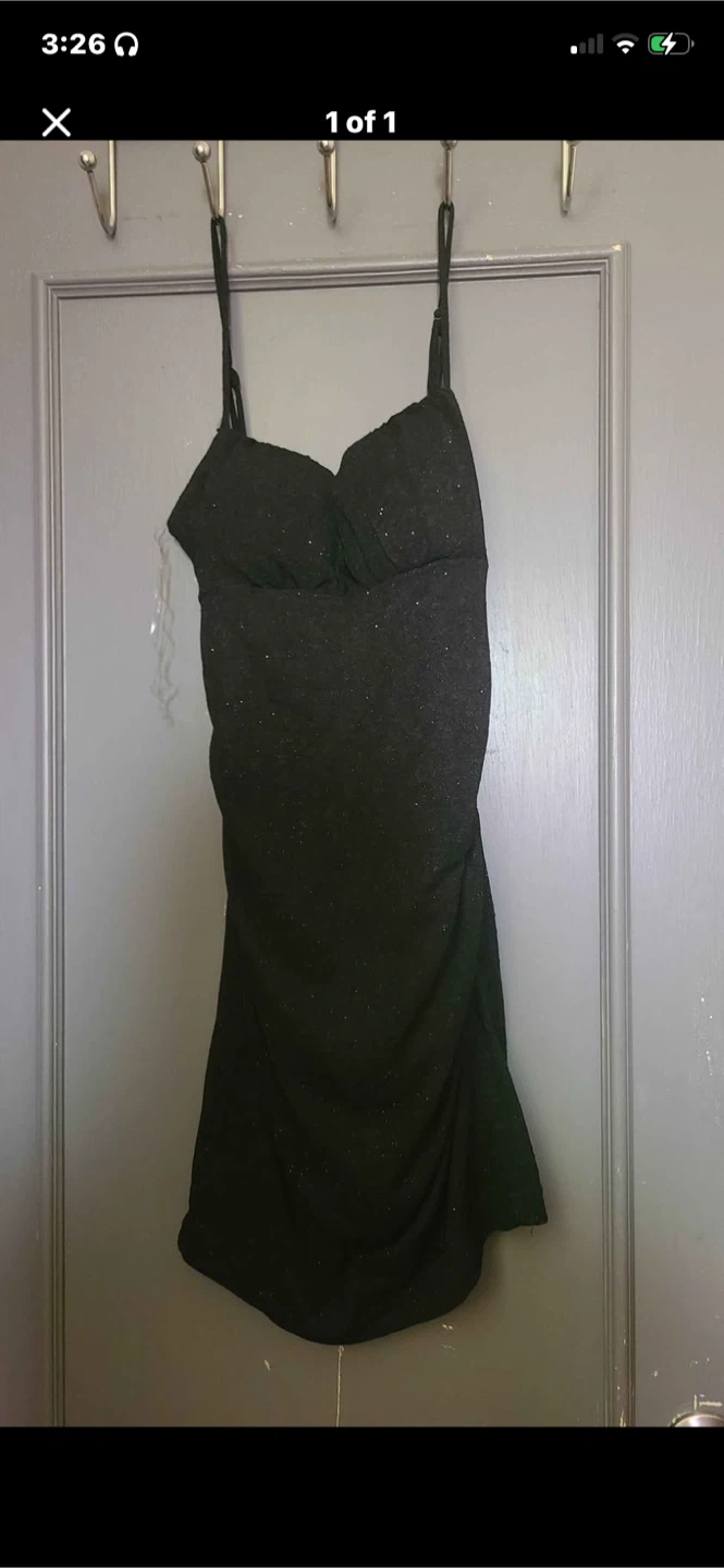 Black sparkly cocktail dress