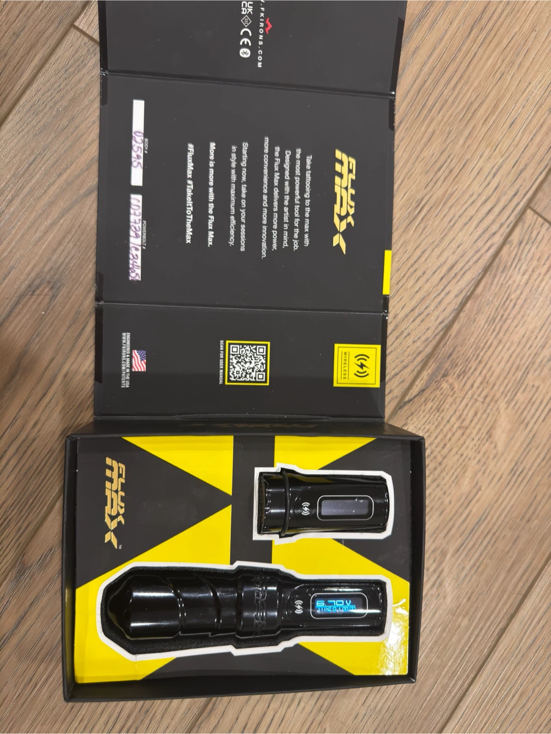 FK Irons Flux Max 3.2mm + 2 PowerBolt II Batteries