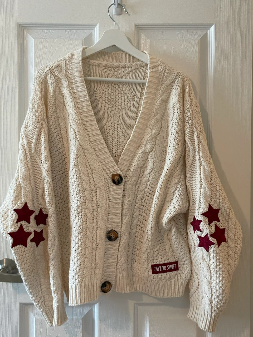 Taylor Swift Red Cardigan (Pre-Loved & oversized)