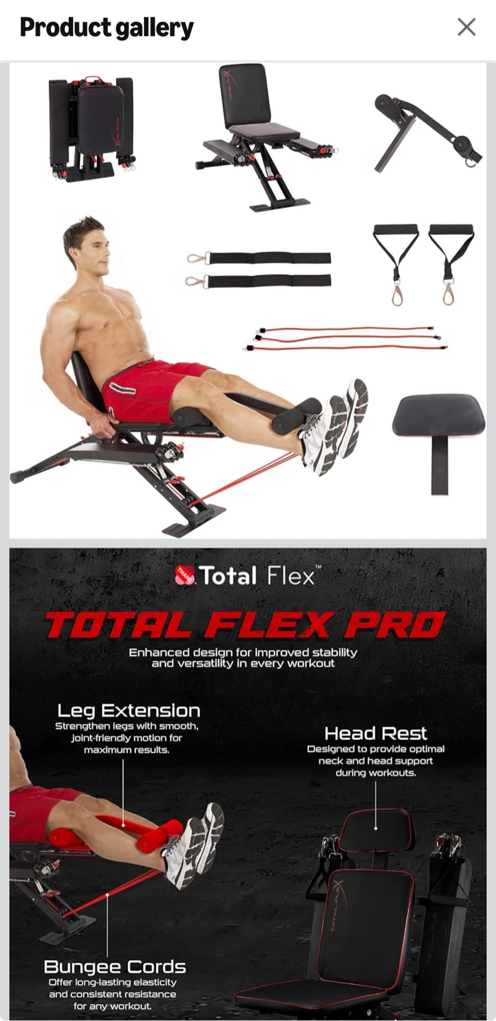 Total Flex Pro  Home  Gym MSRP $749 + tax - photo 4