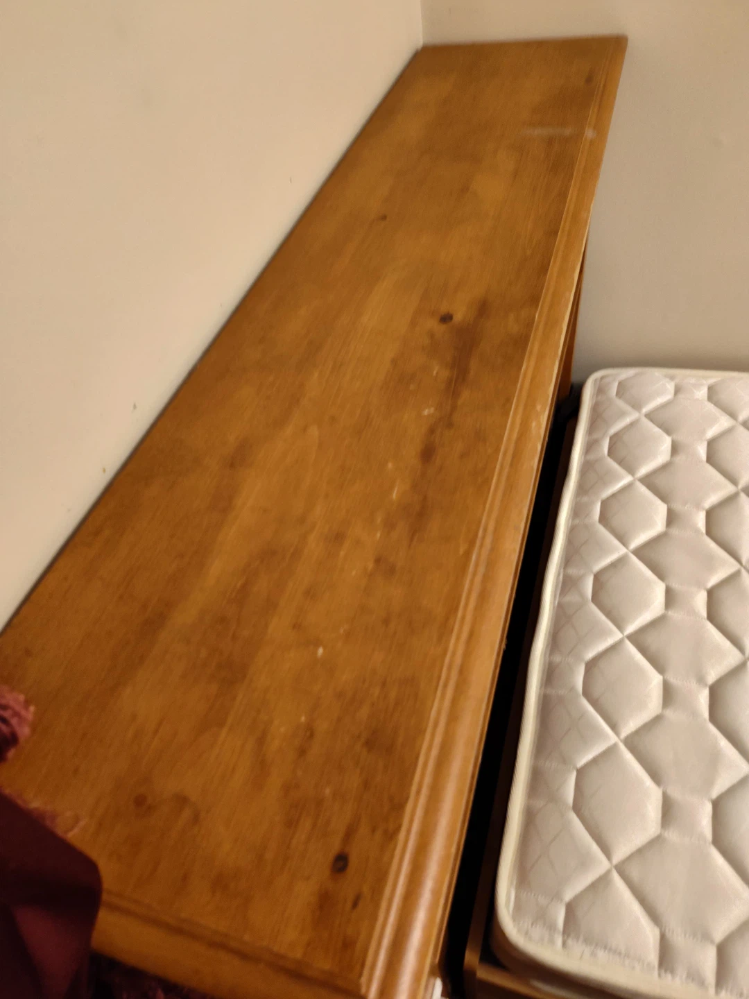 Twin wooden headboard with storage - photo 2