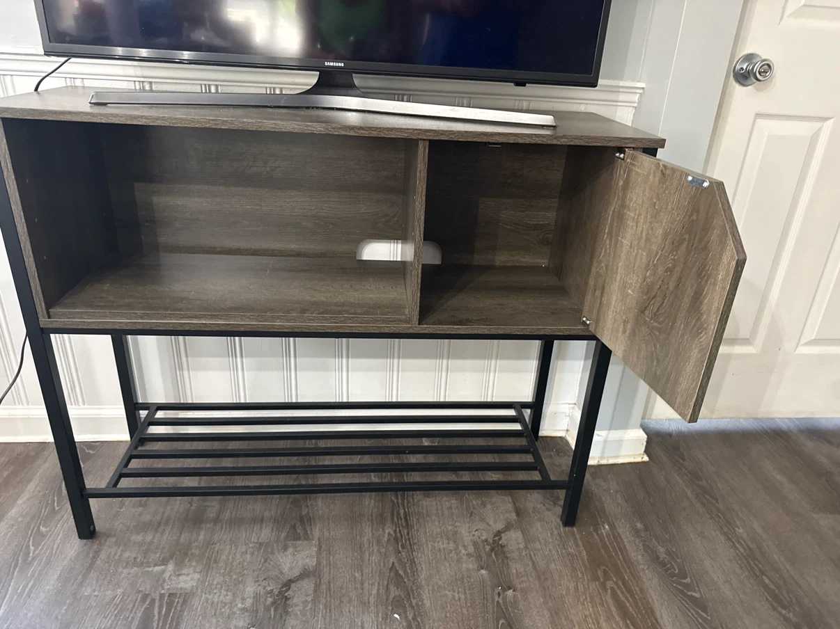 Entryway Console Table with Storage Shelf/ 40inch Tv